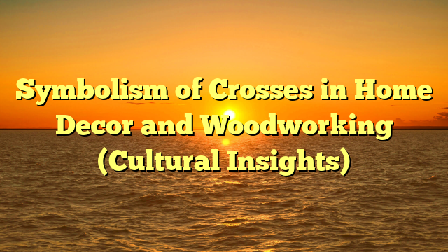 Symbolism of Crosses in Home Decor and Woodworking (Cultural Insights)
