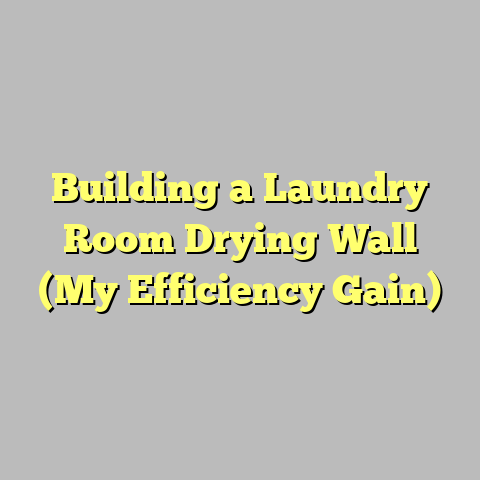 Building a Laundry Room Drying Wall (My Efficiency Gain)