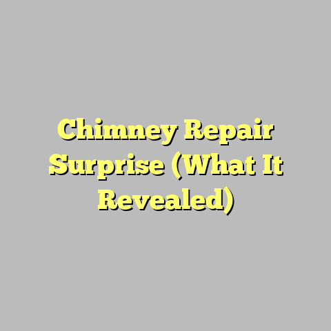 Chimney Repair Surprise (What It Revealed)