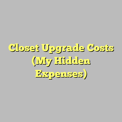 Closet Upgrade Costs (My Hidden Expenses)