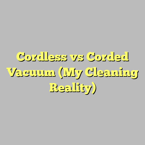 Cordless vs Corded Vacuum (My Cleaning Reality)