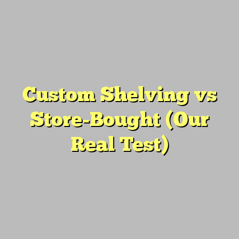 Custom Shelving vs Store-Bought (Our Real Test)