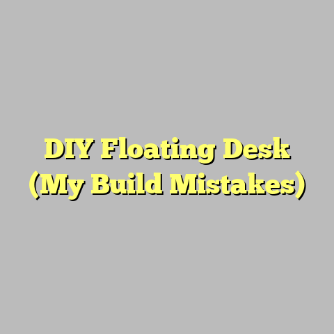 DIY Floating Desk (My Build Mistakes)