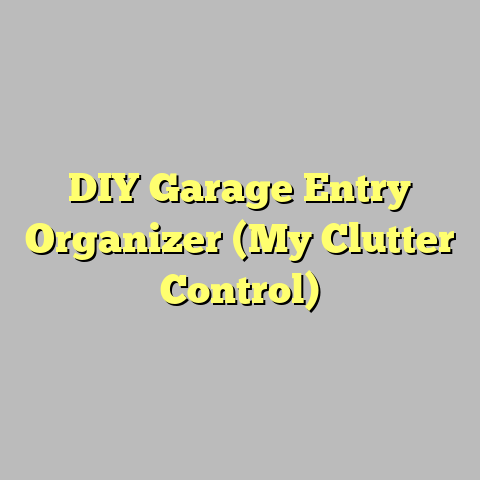 DIY Garage Entry Organizer (My Clutter Control)