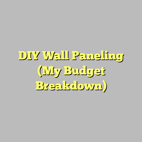 DIY Wall Paneling (My Budget Breakdown)