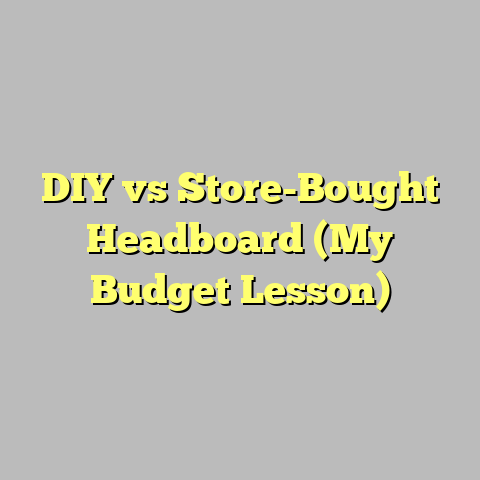 DIY vs Store-Bought Headboard (My Budget Lesson)