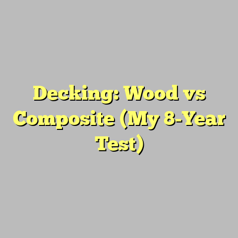 Decking: Wood vs Composite (My 8-Year Test)