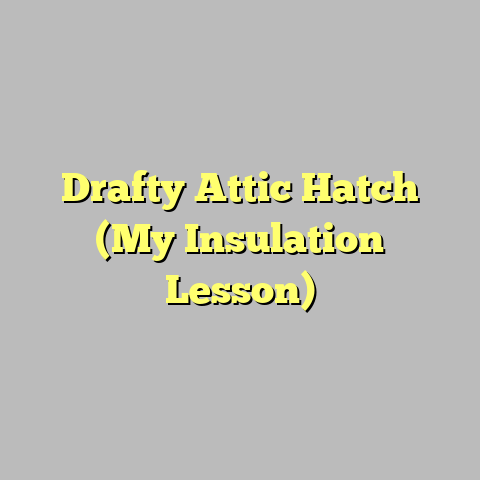 Drafty Attic Hatch (My Insulation Lesson)