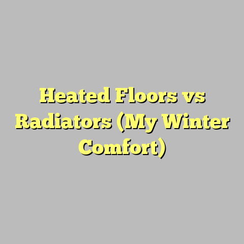 Heated Floors vs Radiators (My Winter Comfort)