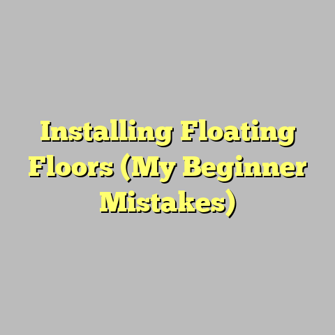 Installing Floating Floors (My Beginner Mistakes)