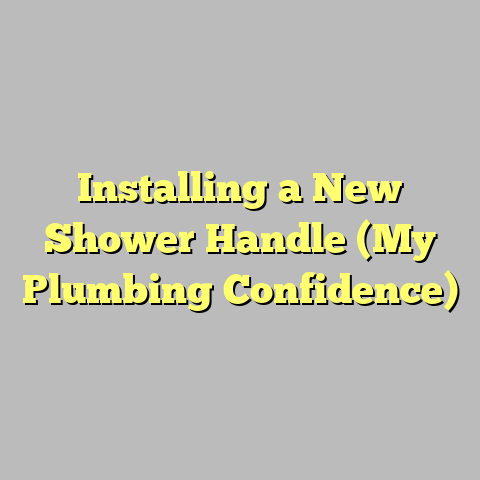Installing a New Shower Handle (My Plumbing Confidence)