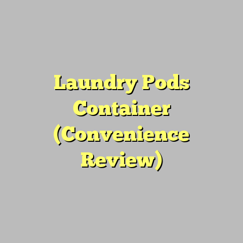 Laundry Pods Container (Convenience Review)