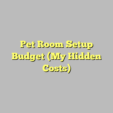 Pet Room Setup Budget (My Hidden Costs)