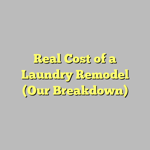 Real Cost of a Laundry Remodel (Our Breakdown)