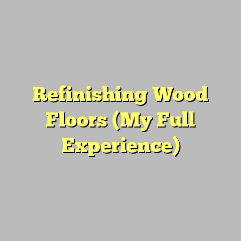 Refinishing Wood Floors (My Full Experience)