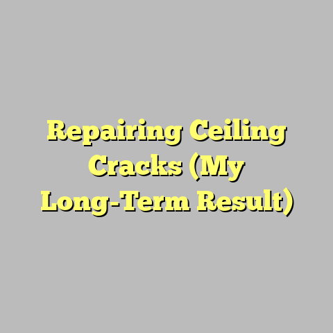 Repairing Ceiling Cracks (My Long-Term Result)