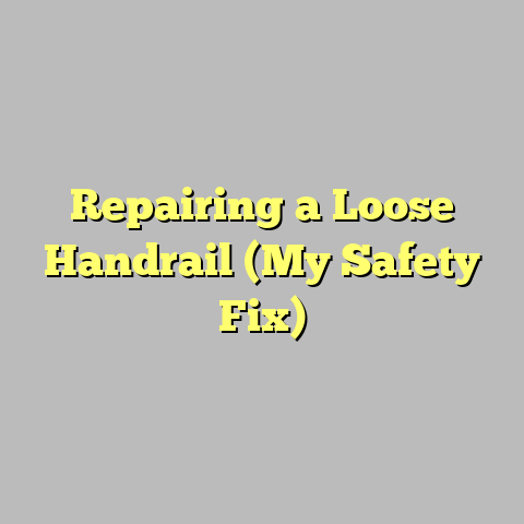 Repairing a Loose Handrail (My Safety Fix)