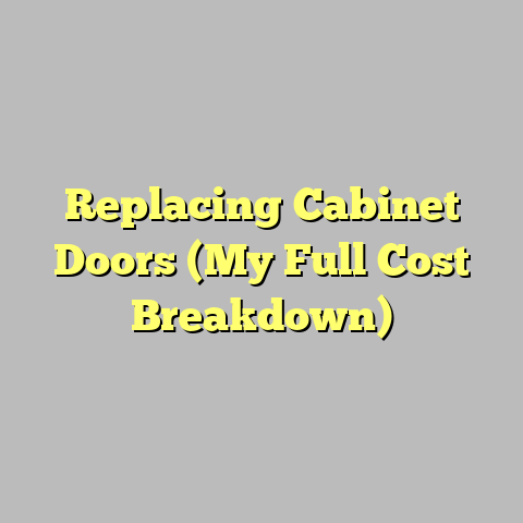 Replacing Cabinet Doors (My Full Cost Breakdown)