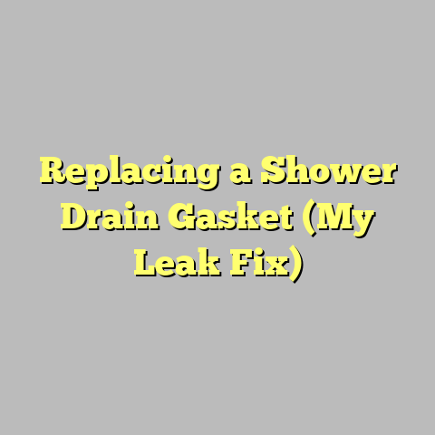 Replacing a Shower Drain Gasket (My Leak Fix)