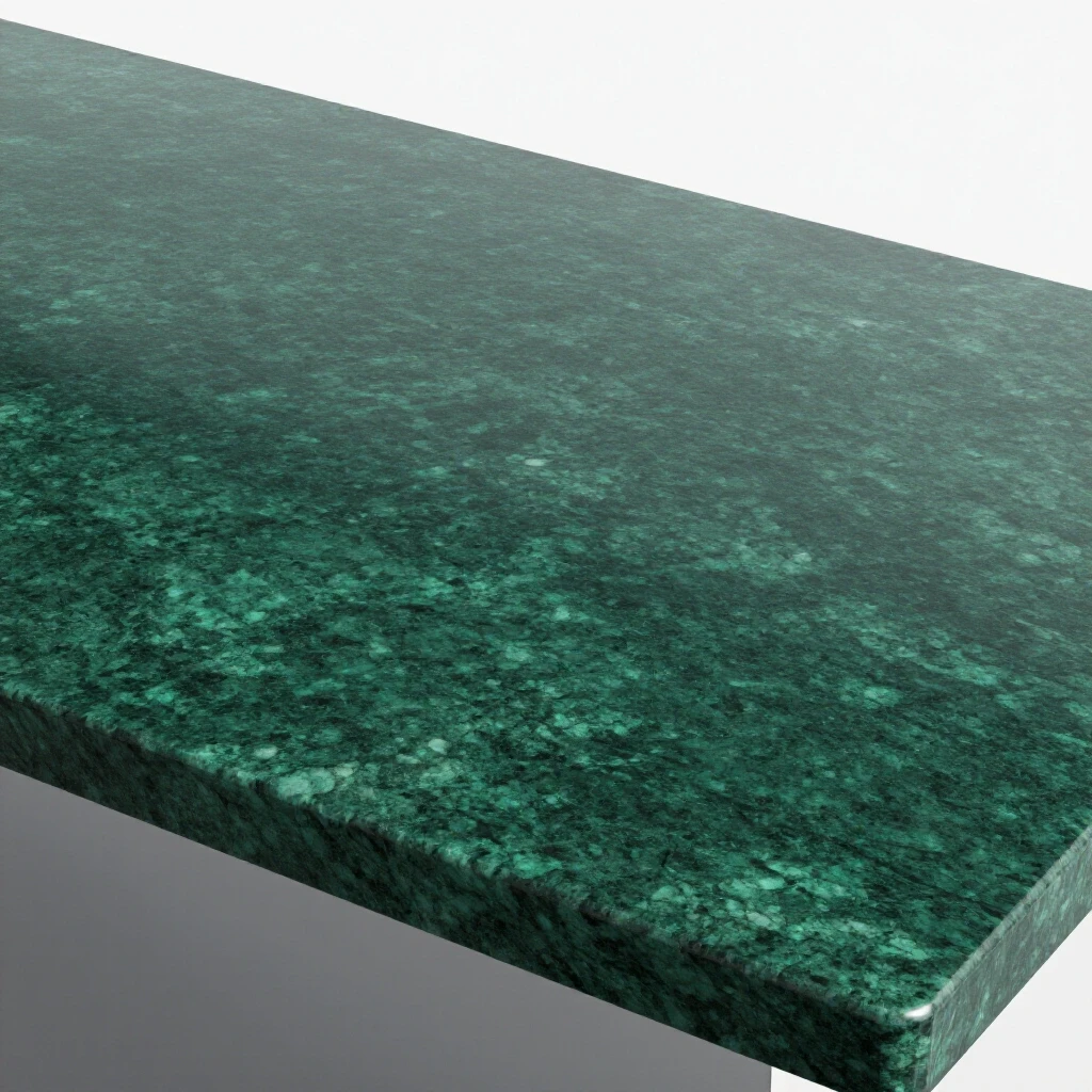 Glistening sealed granite countertop contrasting with a dull unsealed surface, showcasing maintenance differences.