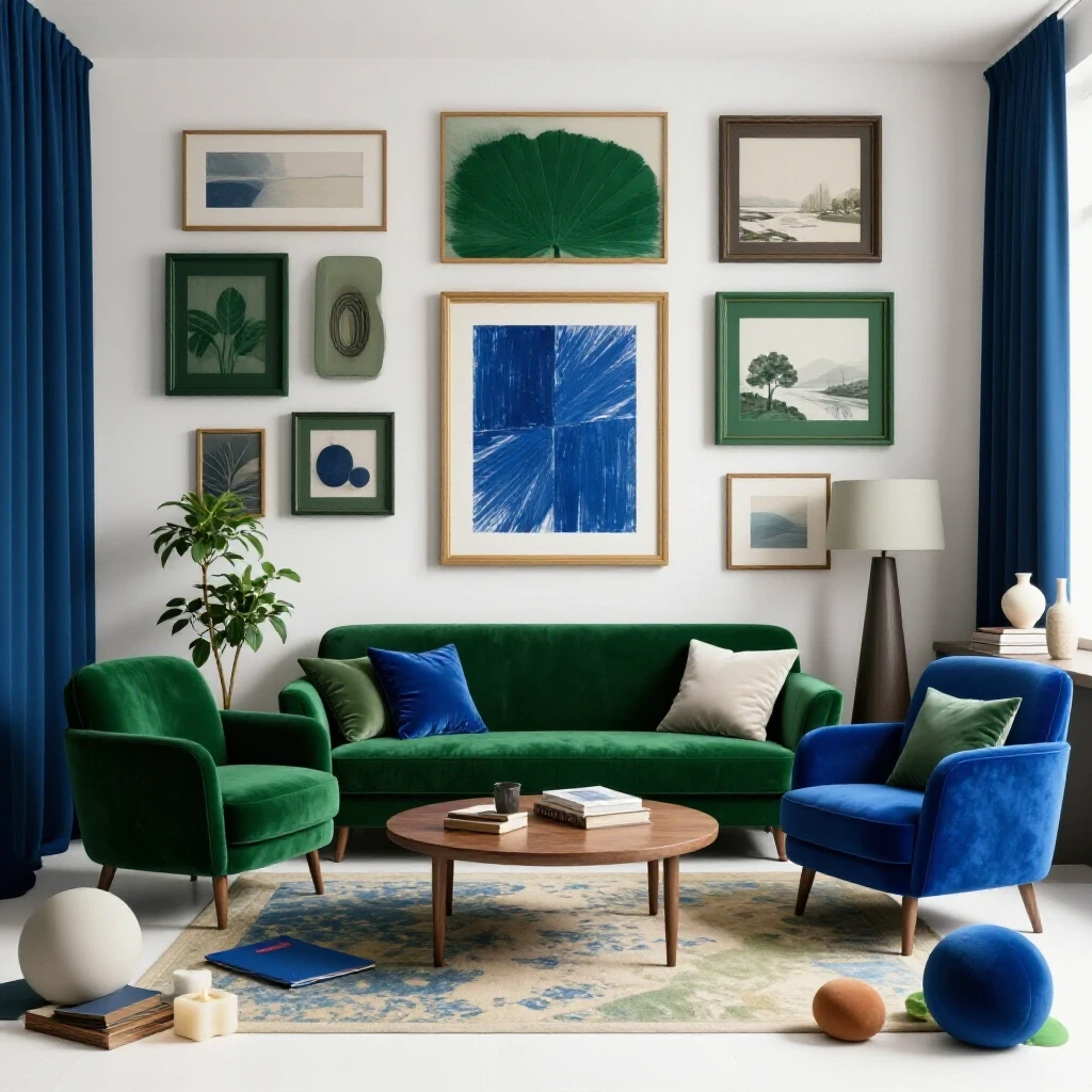 A vibrant, well-decorated room contrasted against a chaotic, cluttered space, showcasing perfect interior solutions.