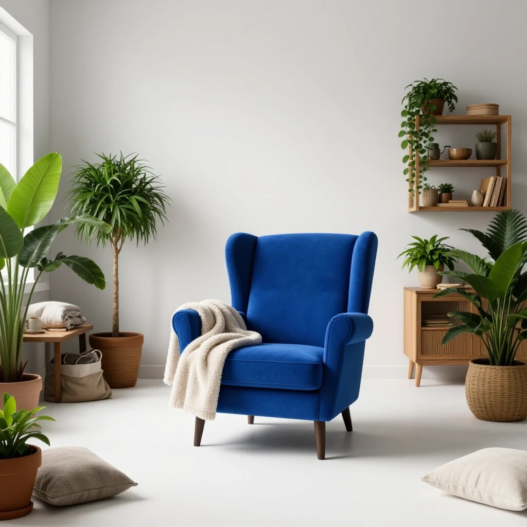 A visual transformation showcasing a cluttered room contrasting with a beautifully organized living space, emphasizing calmness and renewal.
